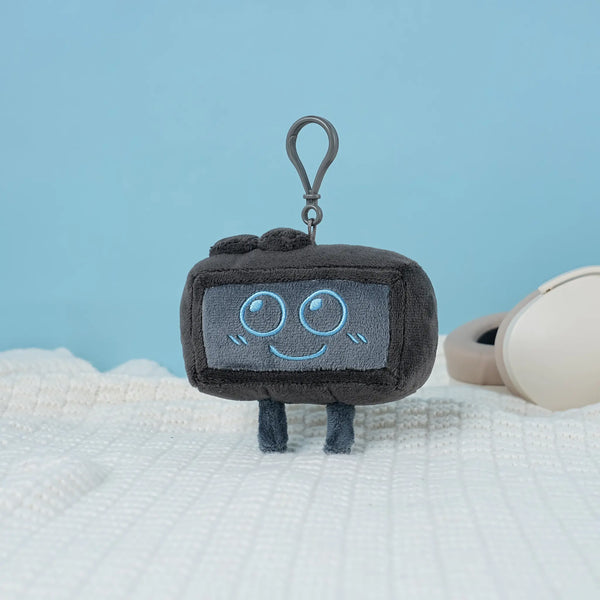 DigiClock plush keychain by derpadon, official Object Show plushie, photo 6