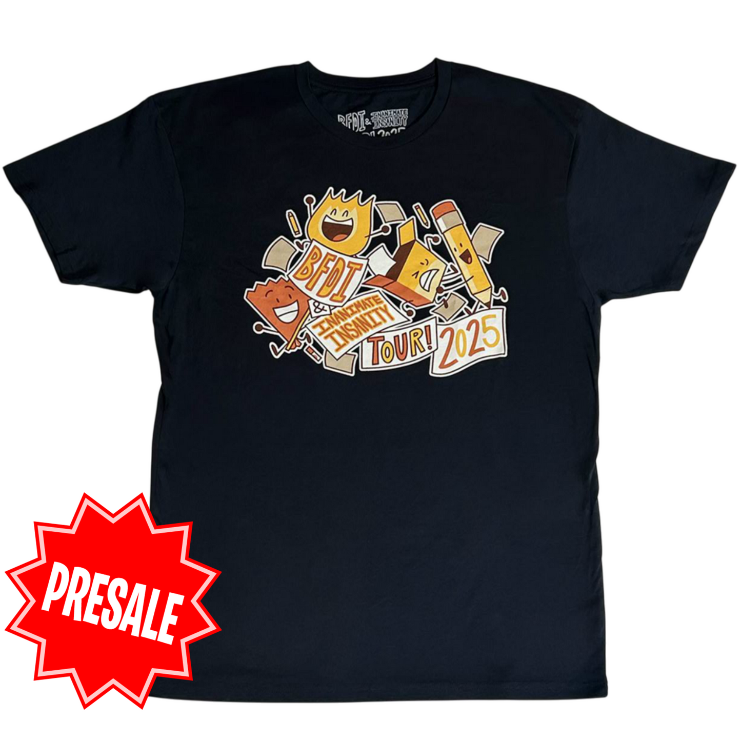 BFDI x II 2025 Tour Shirt