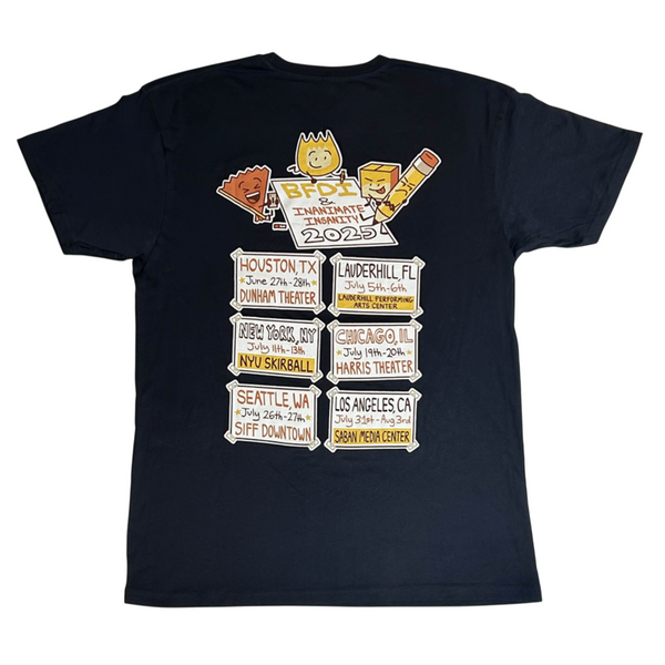 BFDI x II 2025 Tour Shirt