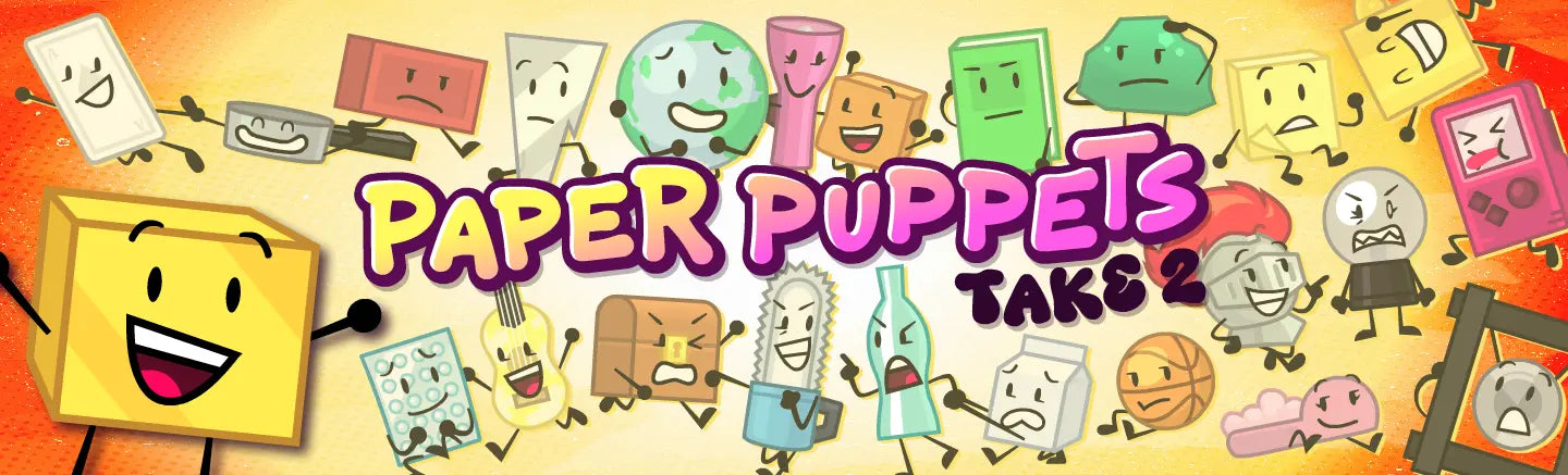 Paper Puppets Desktop Banner