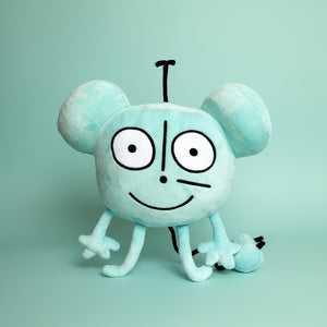 Clock plush by derpadon, official Object Show plushie, photo 1